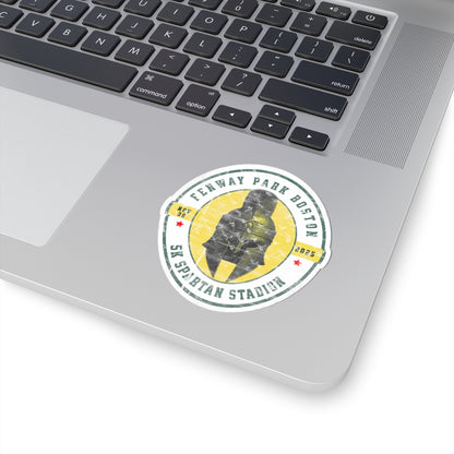 Boston Spartan Fenway Park Kiss-Cut Stickers