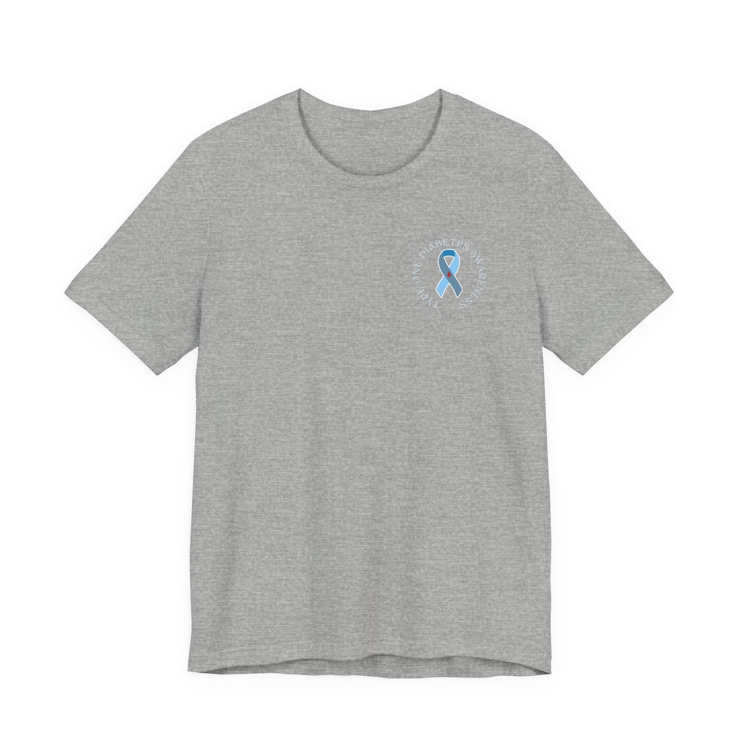 T1D Awareness Front & Back Design Tee