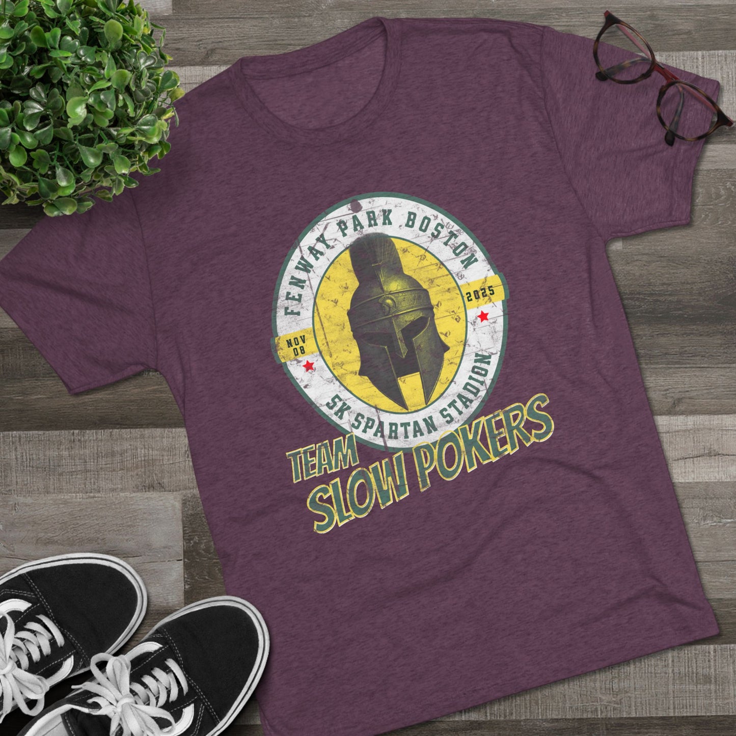 Spartan Slow Pokers Race Tee | Front Only Print