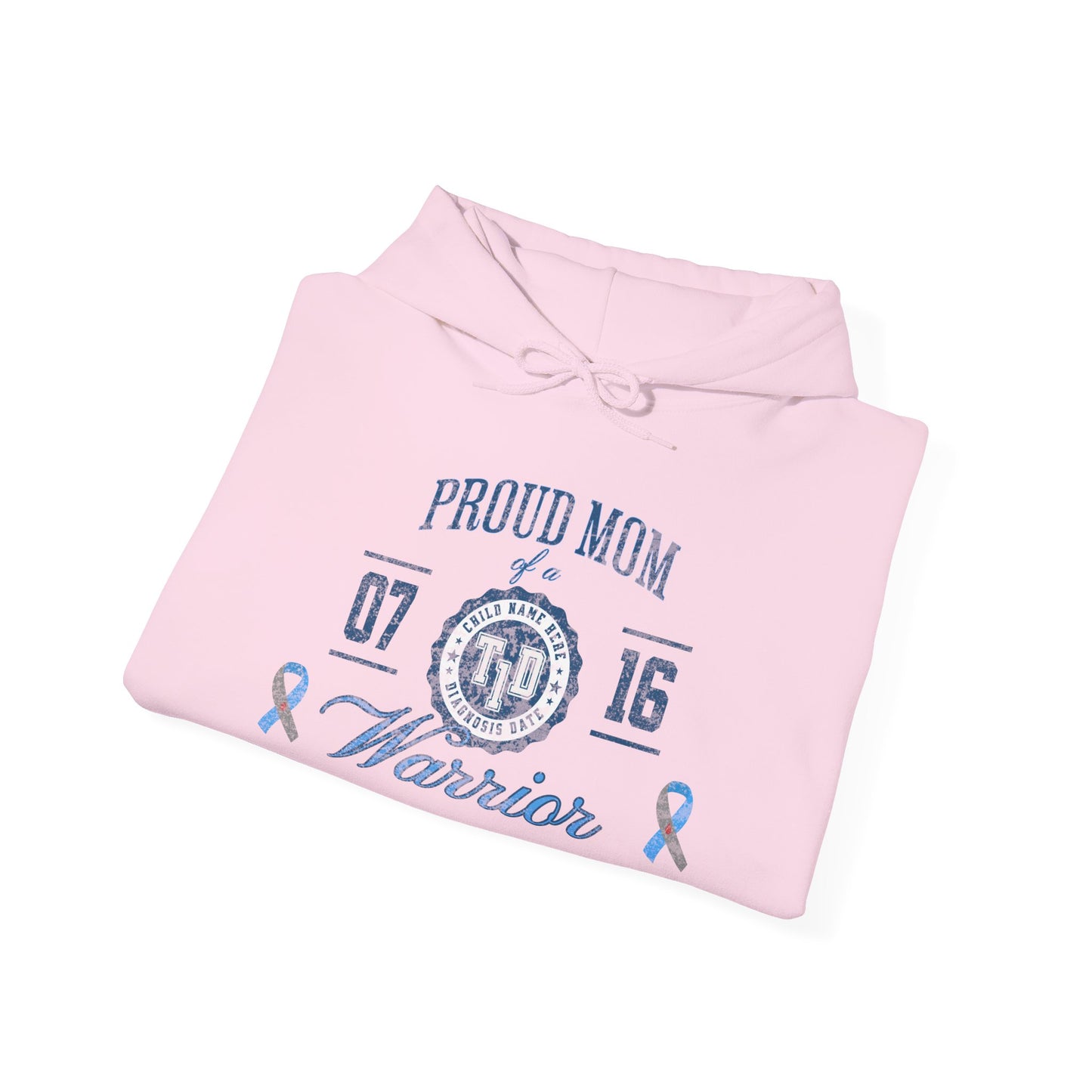 Personalized Warrior Mom Hoodie — TID Awareness Sweatshirt