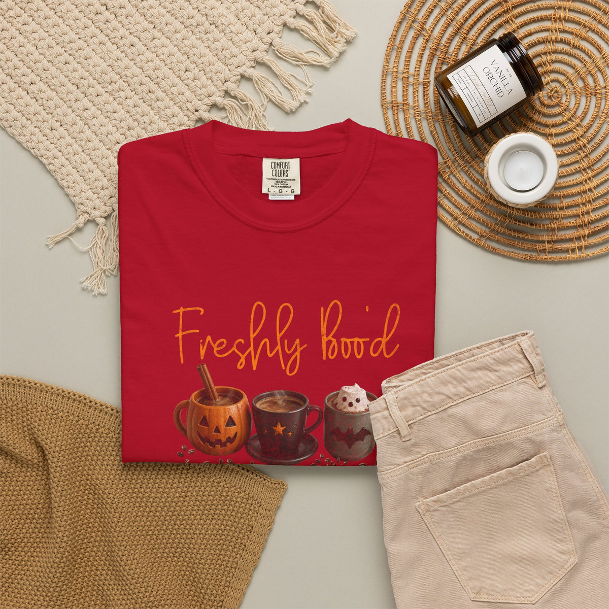 Freshly Brewed Scream & Sugar Coffee Halloween T-Shirt