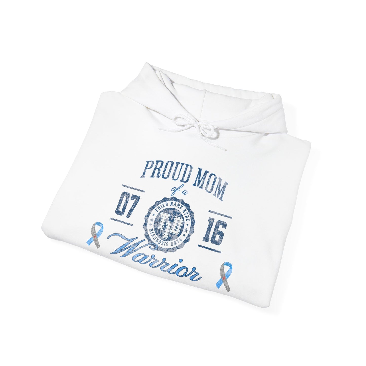 Personalized Warrior Mom Hoodie — TID Awareness Sweatshirt