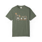 Rustic Unisex Garment-Dyed Boo T-Shirt for Fall