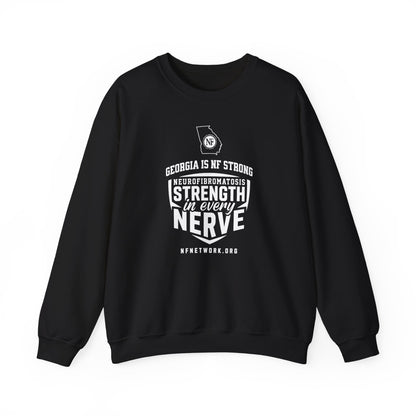 Crewneck Sweatshirt — "Strength in Every Nerve" Georgia Neurofibromatosis Awareness