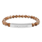 Engraved Natural Stone Bar Bracelet – Perception