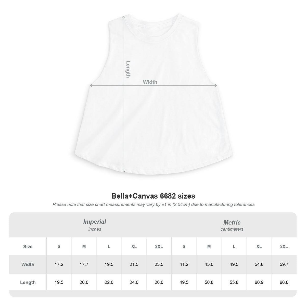 Bella Canvas Women's Crop Tank