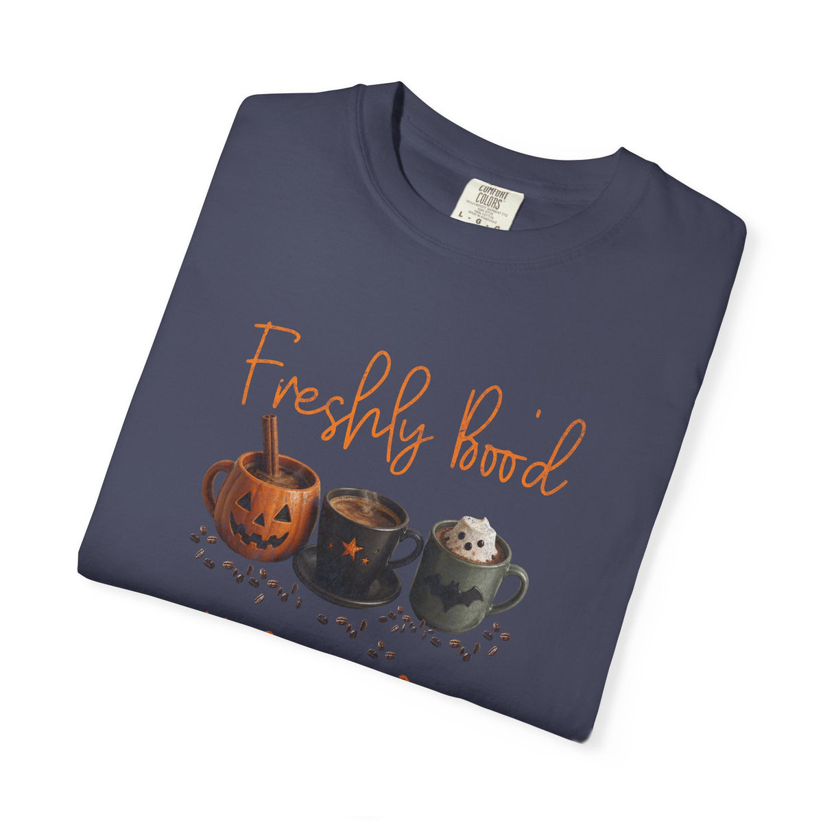 Freshly Brewed Scream & Sugar Coffee Halloween T-Shirt