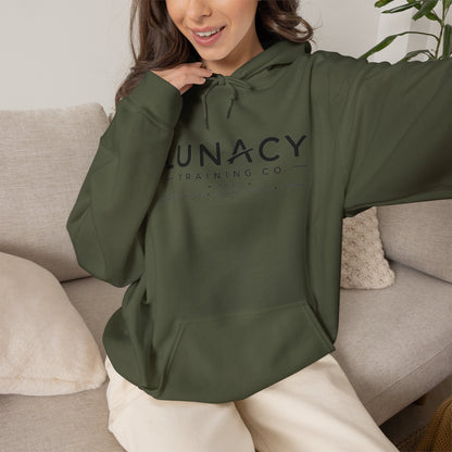 Lunacy Training Co. Logo Hoodie — Front Print