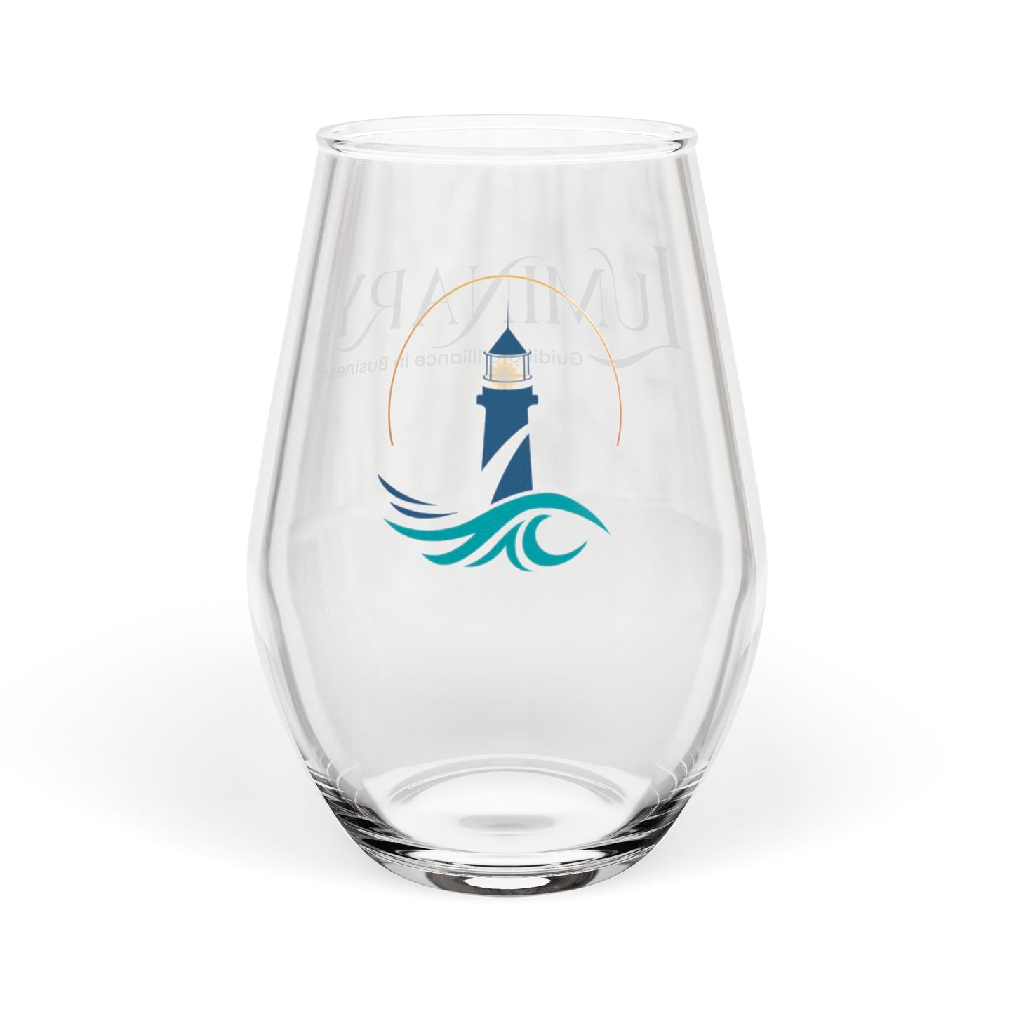 Luminary Logo Stemless Wine Glass — 11.75 oz