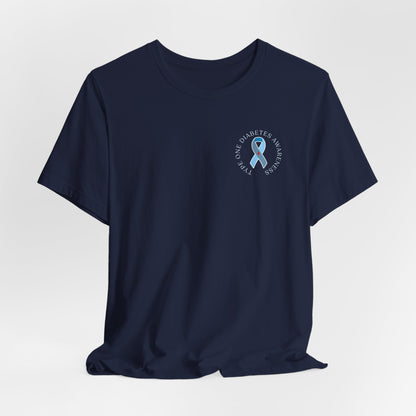 T1D Awareness Front & Back Design Tee