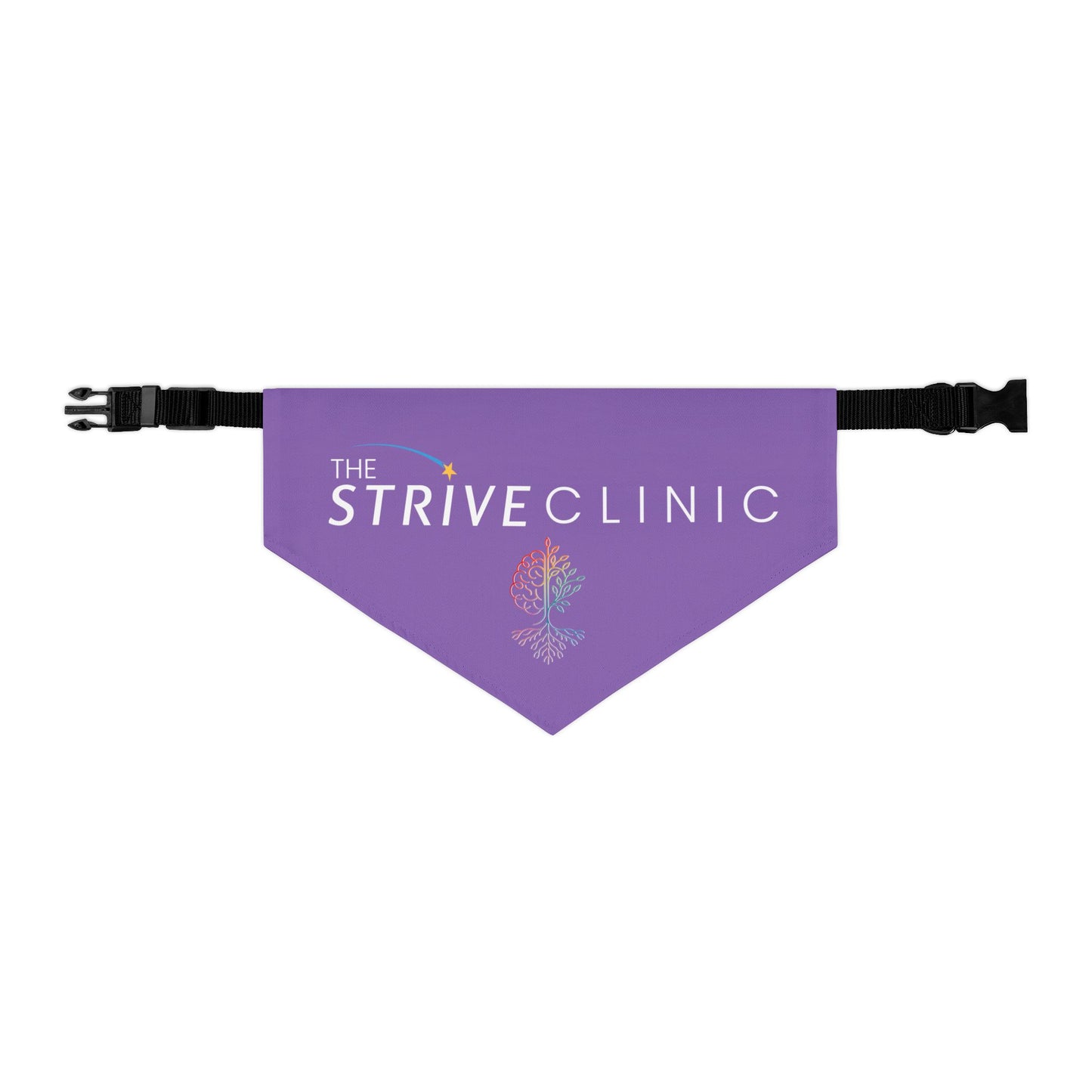 Purple Pet Bandana Collar - Strive Clinic