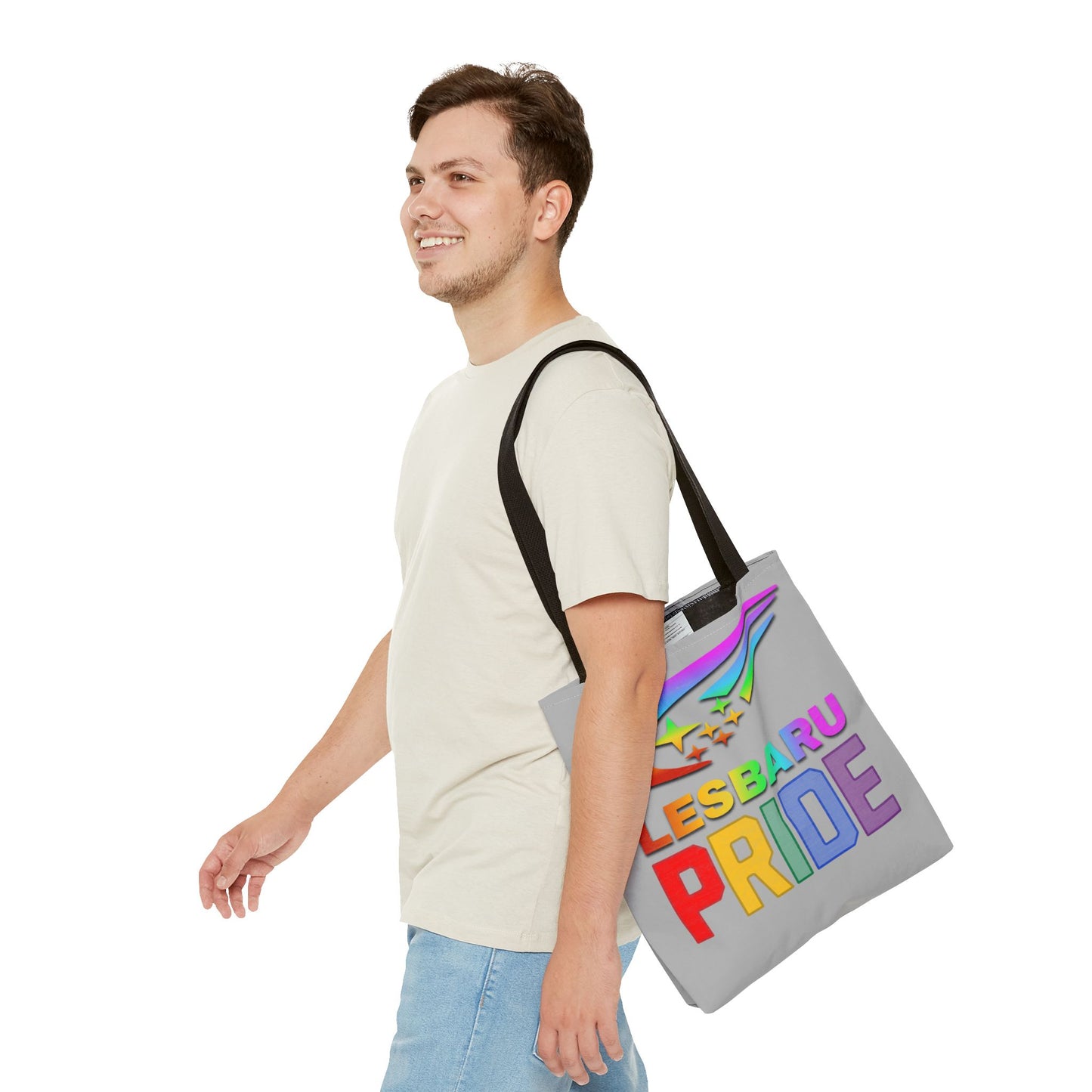 Lesbaru Pride Tote Bag, Subaru Lover, Lesbian, Reusable Bag, LGBT Rainbow Flag, LGBTQ Pride, Grocery Bag, Market Tote, Eco-Friendly