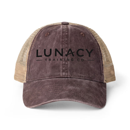 Lunacy Rebrand Black Women's Washed Mesh-Back Cap