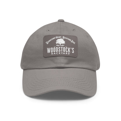 Woodstock's Backyard Leather Patch Hat