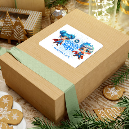 NF Strong Superhero Sticker