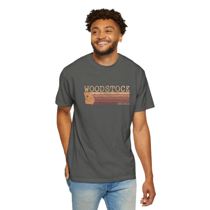 Woodstock Georgia Boho "Band of Colors" T-Shirt