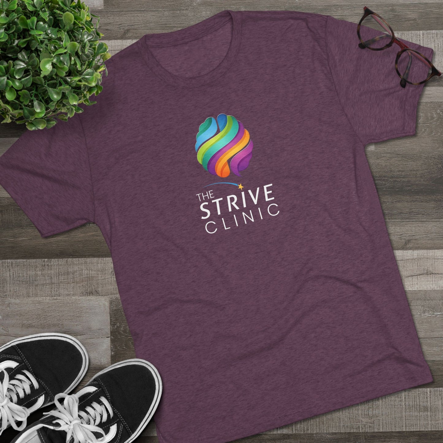 Strive Clinic Brain Tee | Front Print