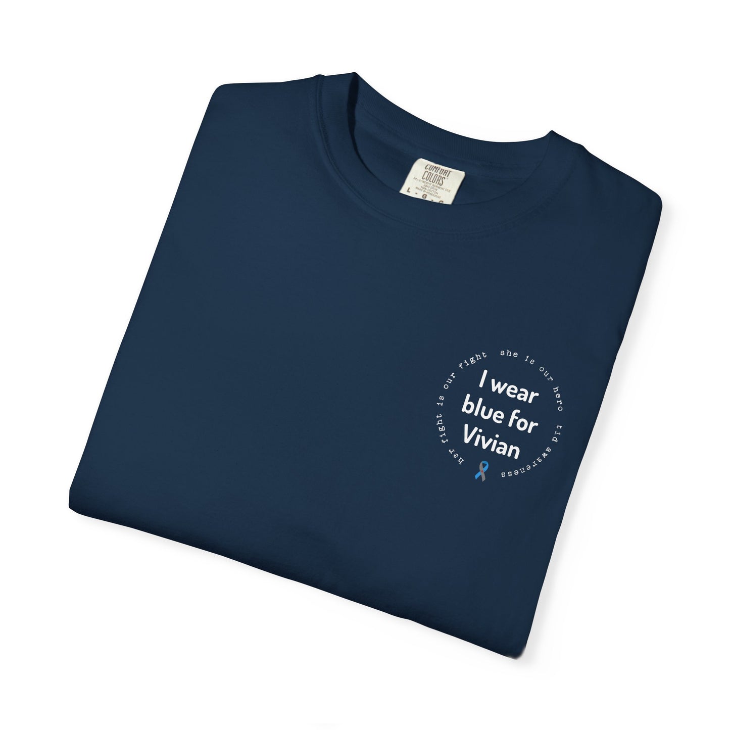 Personalized  — TID Awareness Wear Blue Tee