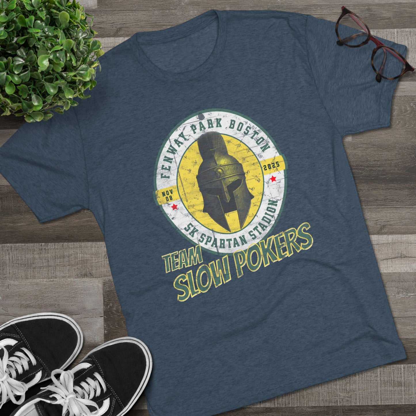 Spartan Slow Pokers Race Tee | Front Only Print
