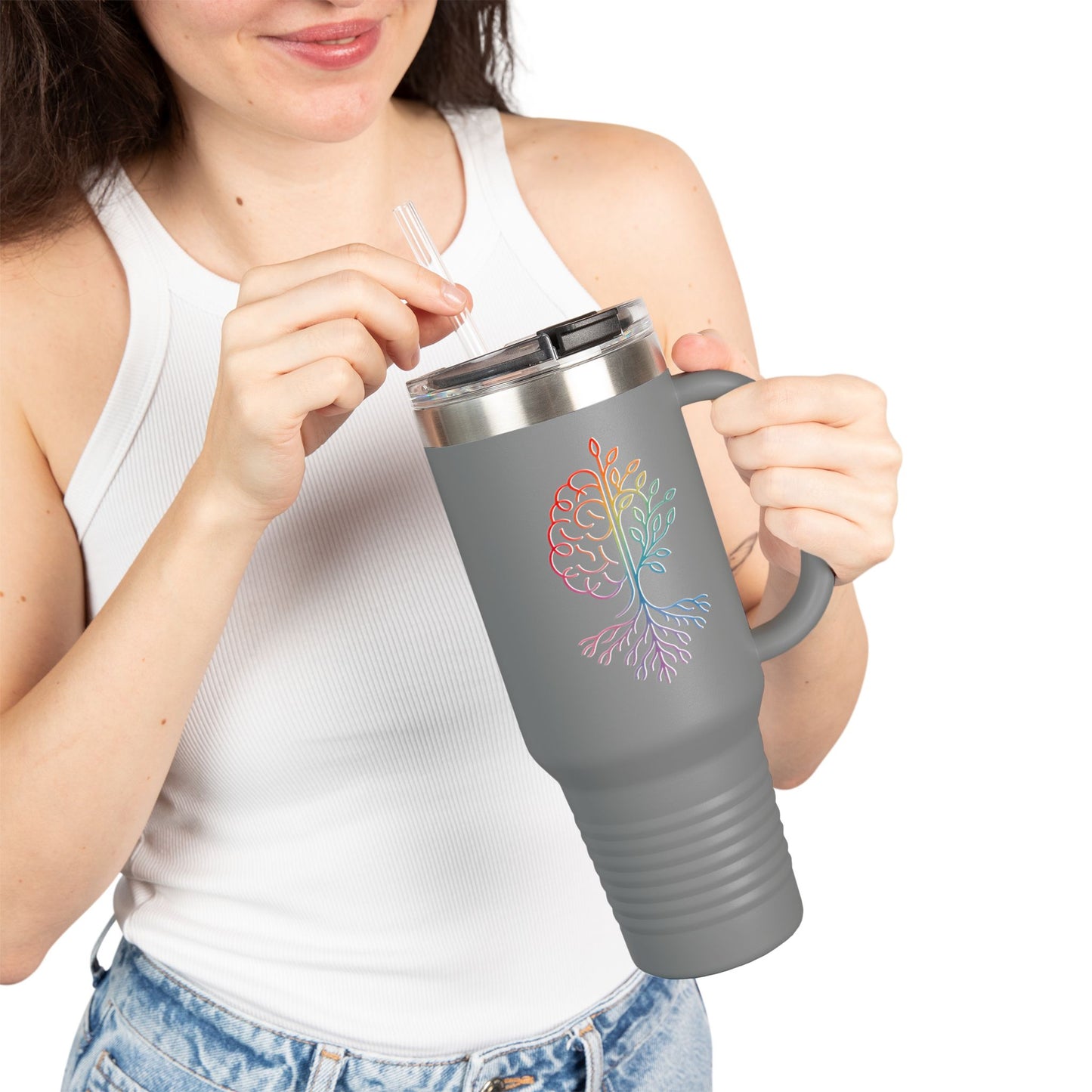 40oz Insulated Travel Mug — Strive