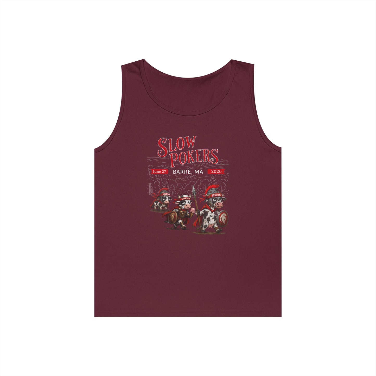 Barre Spartan Slow Pokers Unisex Tank