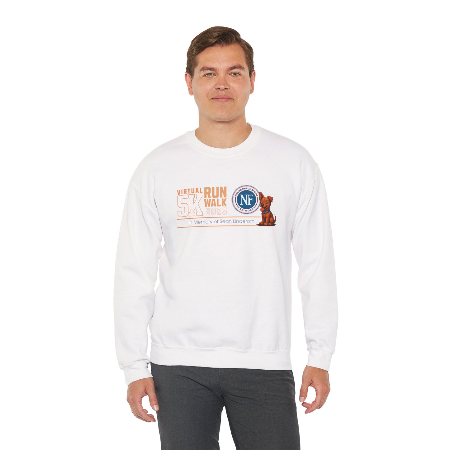 NF Virtual 5K Run/Walk Crewneck Sweatshirt — In Memory of Sean