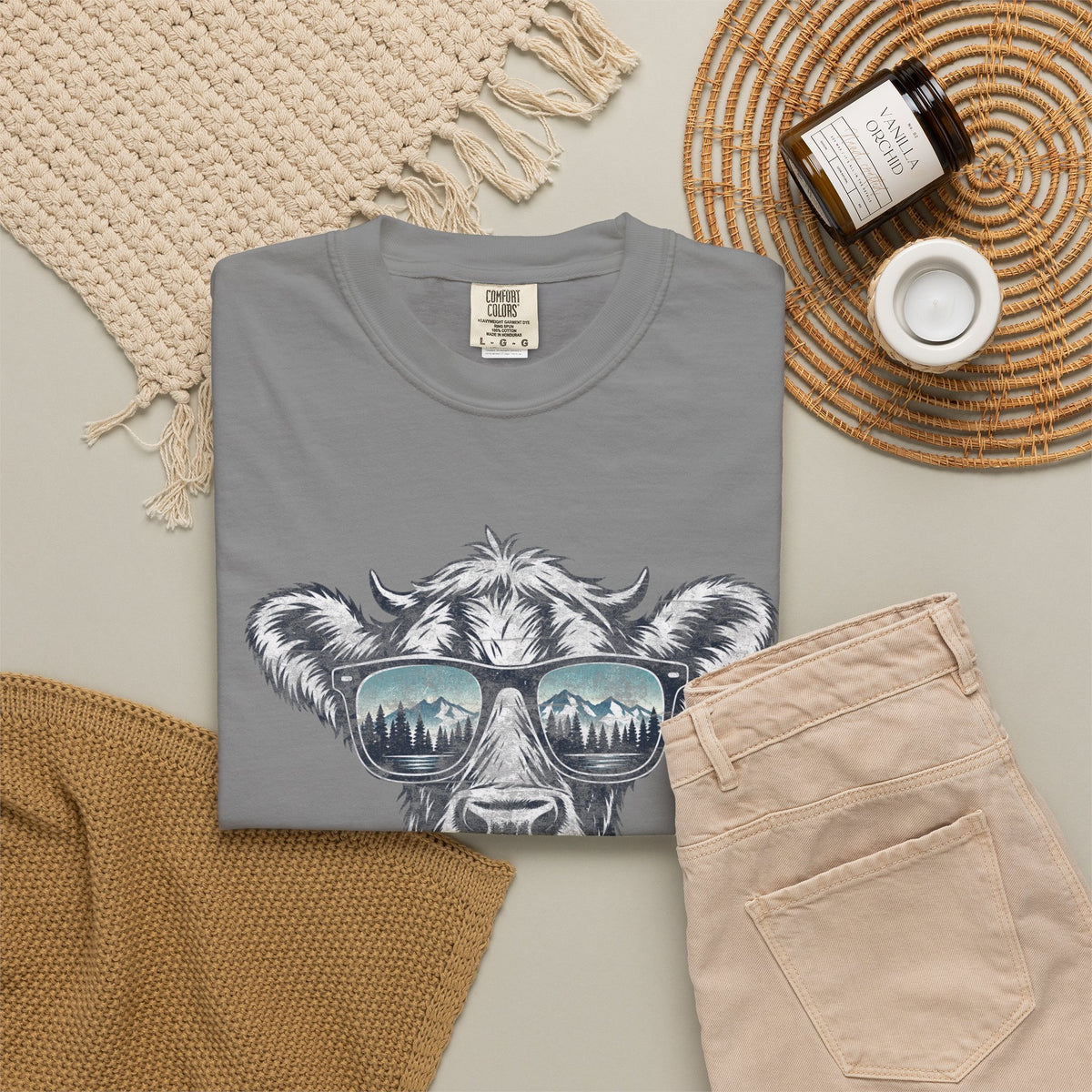 Shaded Cow Graphic Tee