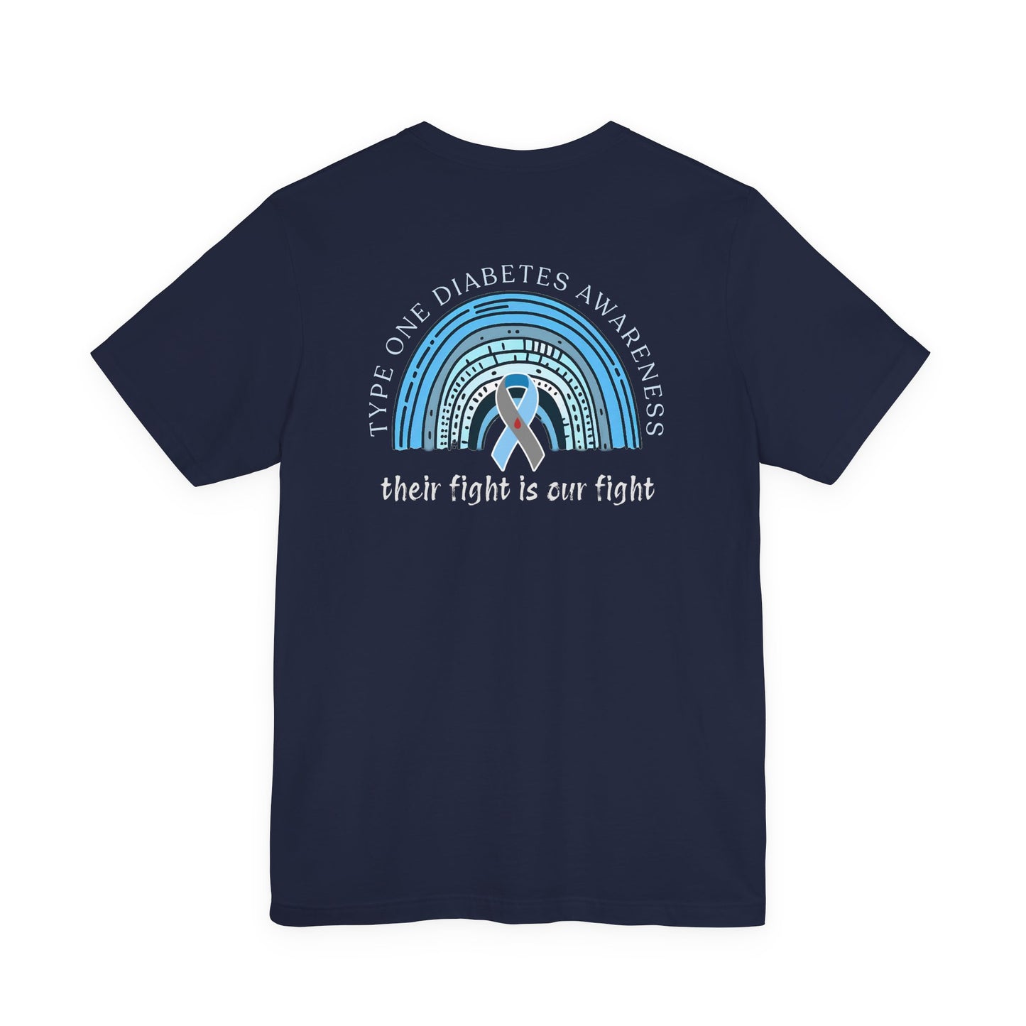 T1D Awareness Front & Back Design Tee
