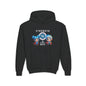 "Strength in Every Nerve" Cartoon Kids Hooded Sweatshirt