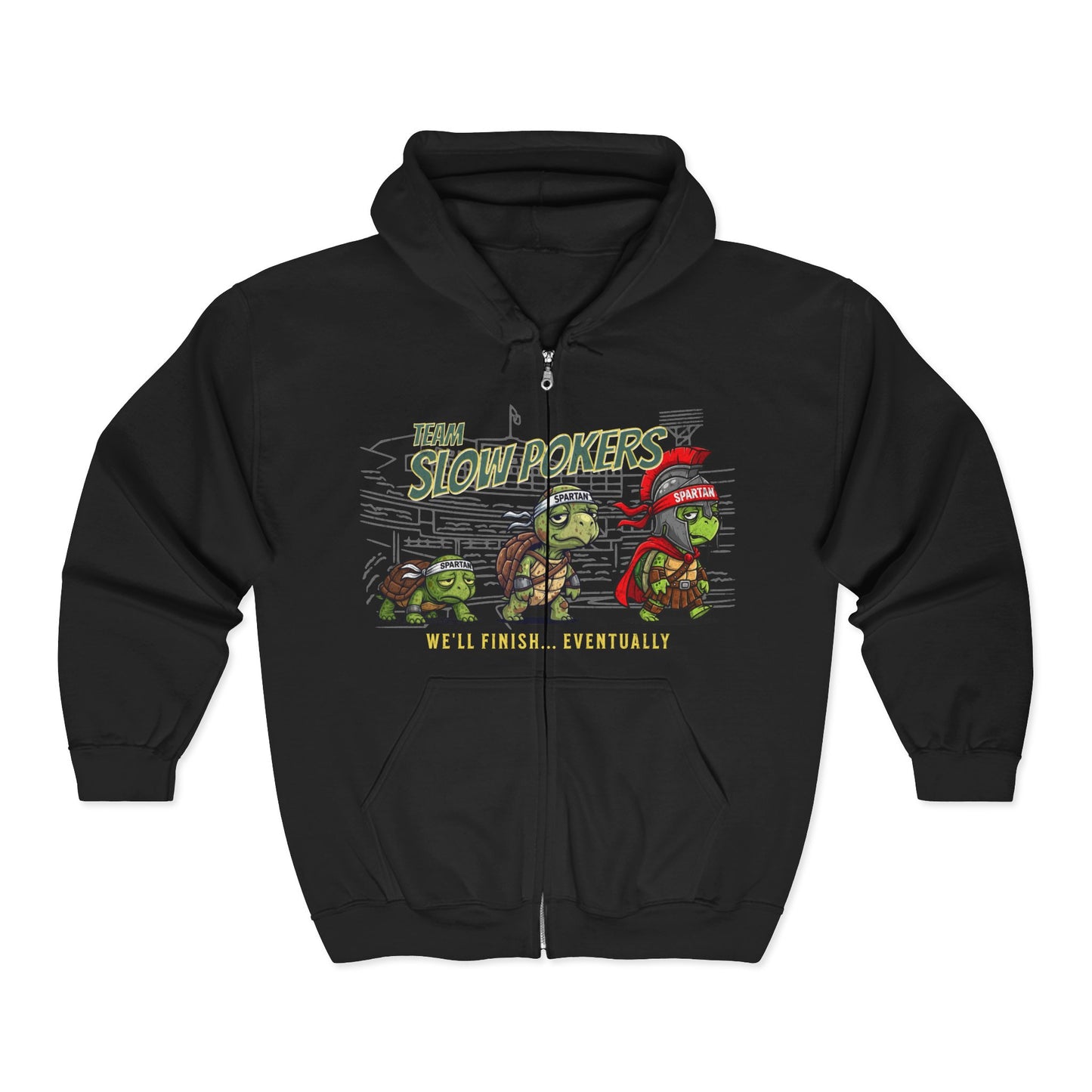 Unisex Heavy Blend™ Full Zip Hoodie - Slowpokers Design, Great for Runners, Casual Wear, Gift for Joggers, Funny Sweatshirt, [...]