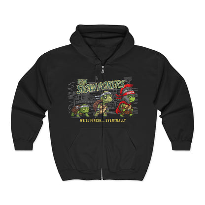 Unisex Heavy Blend™ Full Zip Hoodie - Slowpokers Design, Great for Runners, Casual Wear, Gift for Joggers, Funny Sweatshirt, [...]
