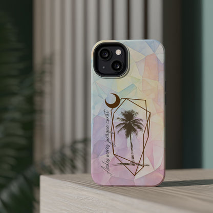 Geometric Palm phone case | Magnetic Impact-Resistant Case