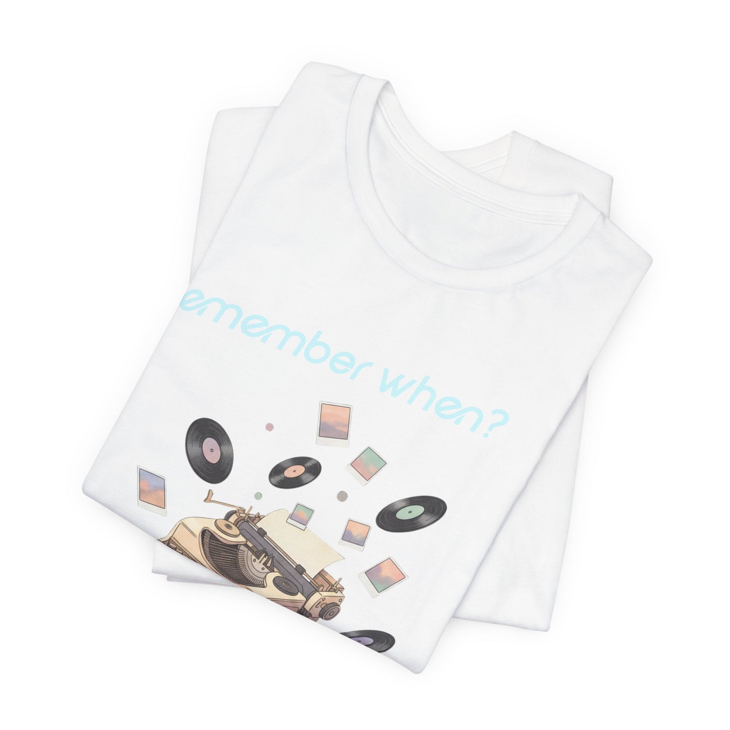 Remember When? Typewriter Tee | fleeting nostalgia, yesterday vibes
