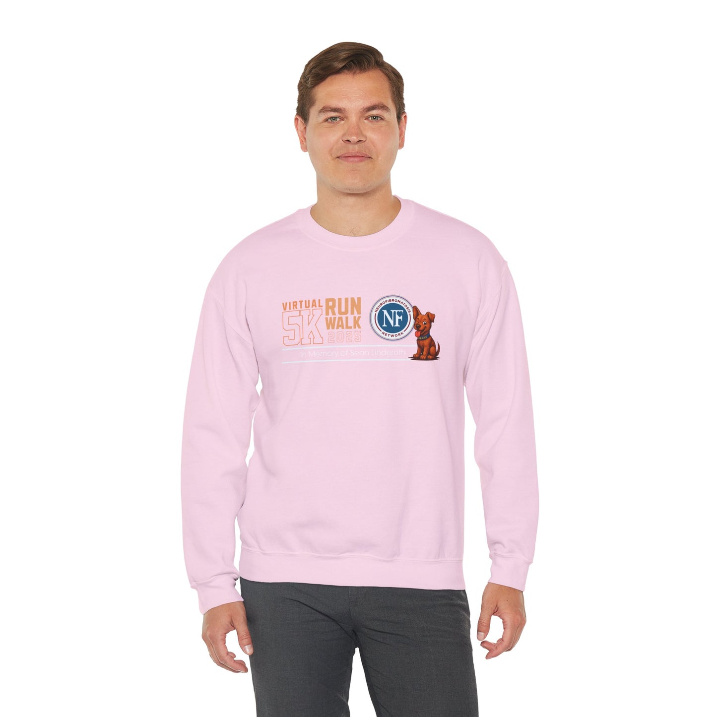 NF Virtual 5K Run/Walk Crewneck Sweatshirt — In Memory of Sean