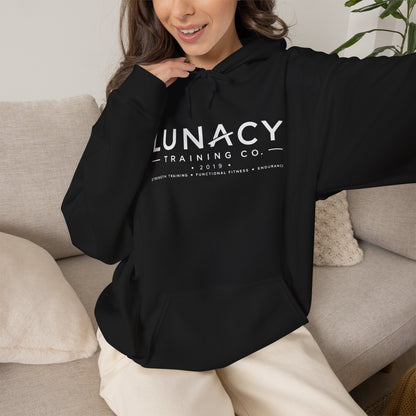 Lunacy Training Co. Logo Hoodie — Front Print