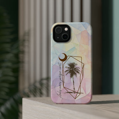 Geometric Palm phone case | Magnetic Impact-Resistant Case