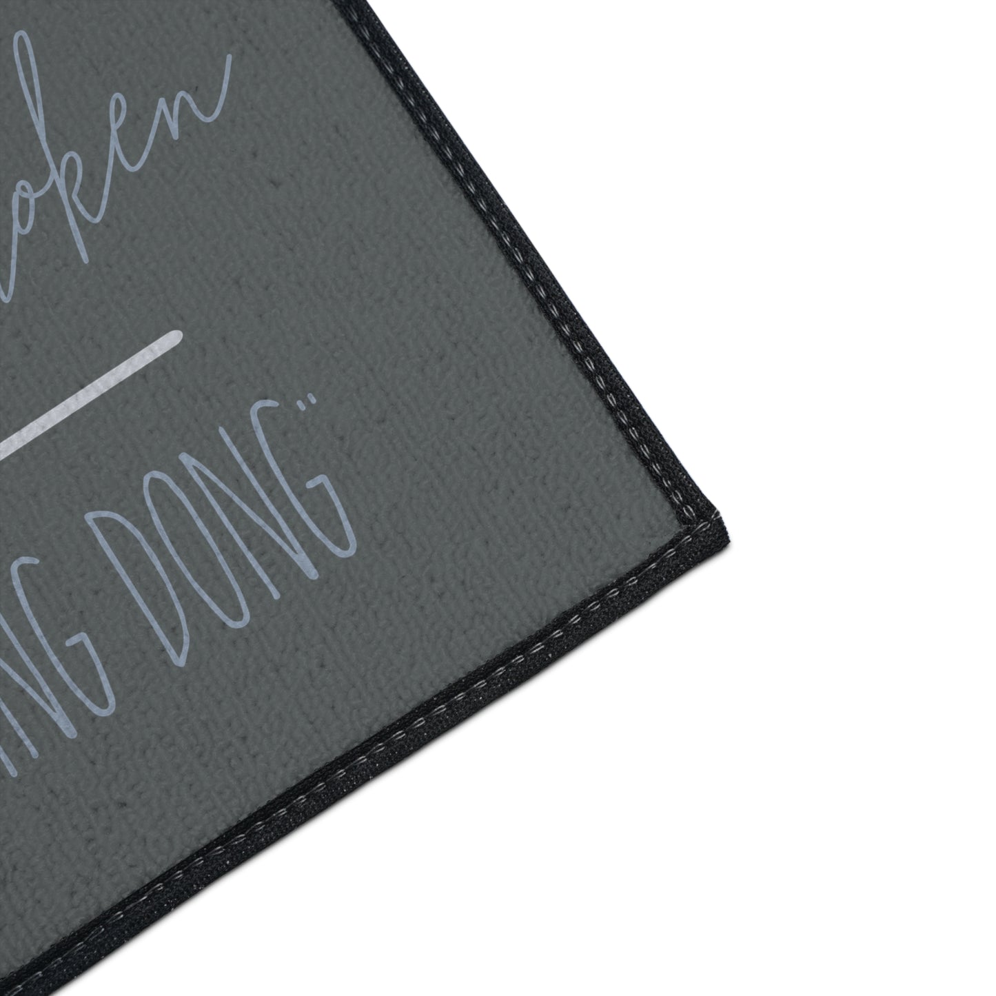 Welcome Mat Yell Ding Dong