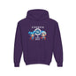 "Strength in Every Nerve" Cartoon Kids Hooded Sweatshirt