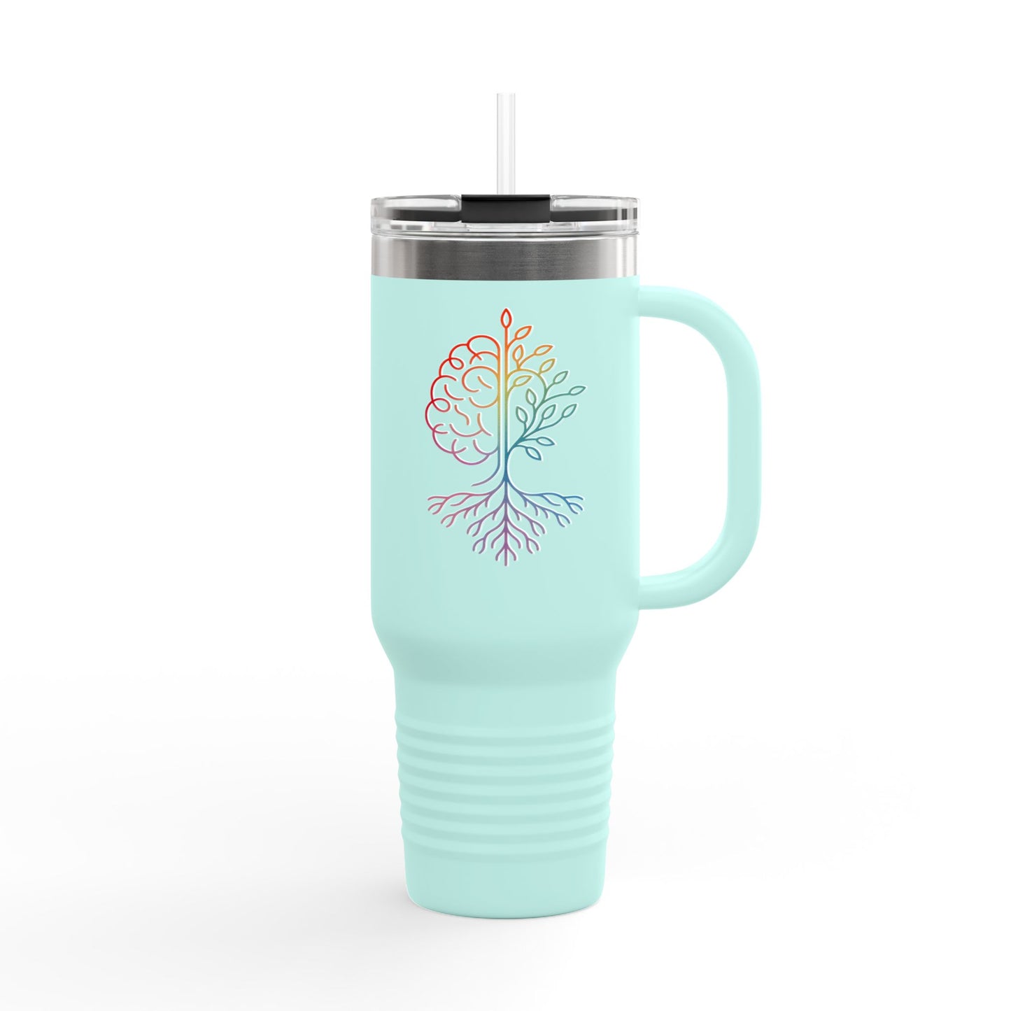 40oz Insulated Travel Mug — Leak Resistant Lid
