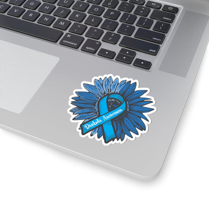 Diabetes Awareness Sunflower Sticker