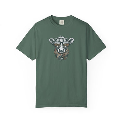 Rustic Fall Cow Cozy Tee