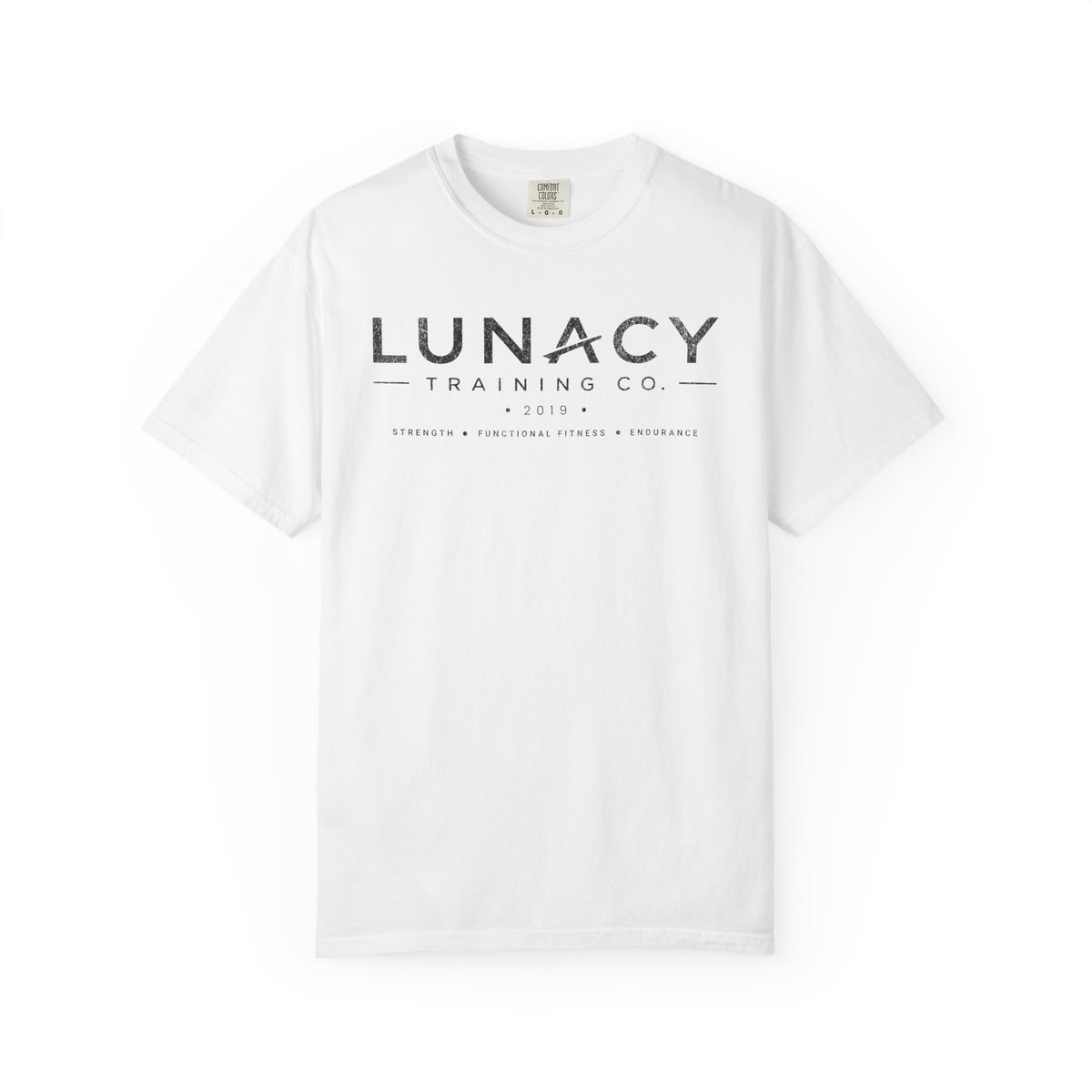 Lunacy Training Co. Logo T-Shirt — Vintage Fitness Tee