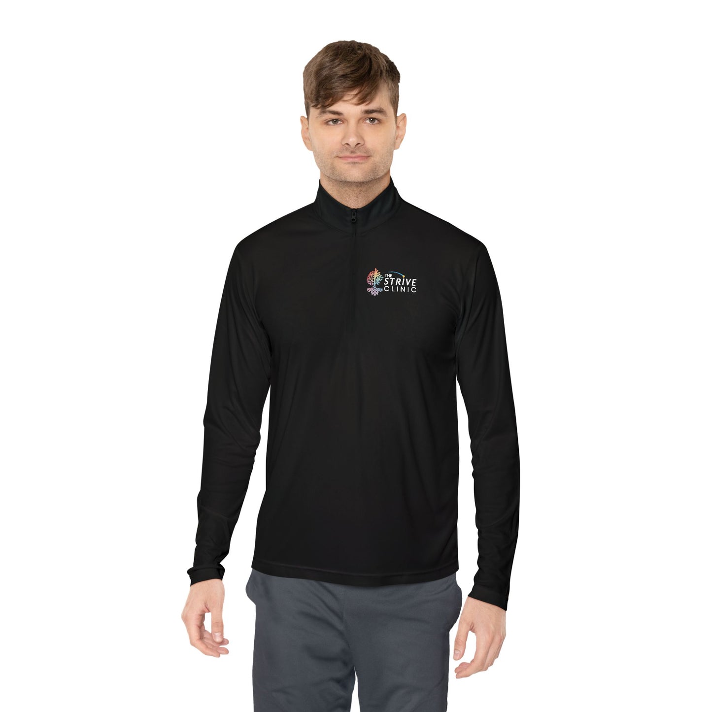 Unisex Quarter-Zip Lightweight Pullover - Strive Clinic