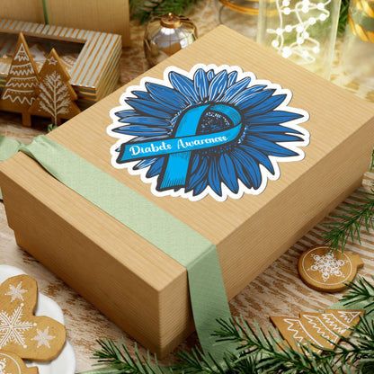 Diabetes Awareness Sunflower Sticker