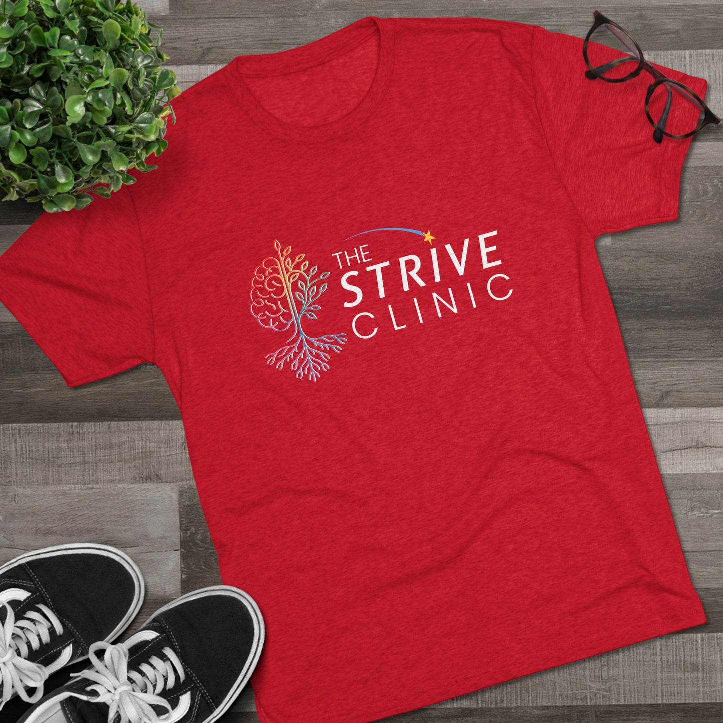 Strive Clinic Brain Tree Tee | Front Print