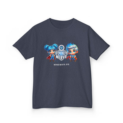 Kids NF Superhero Tee — Strength in Every Nerve | NF Support Kids T‑Shirt
