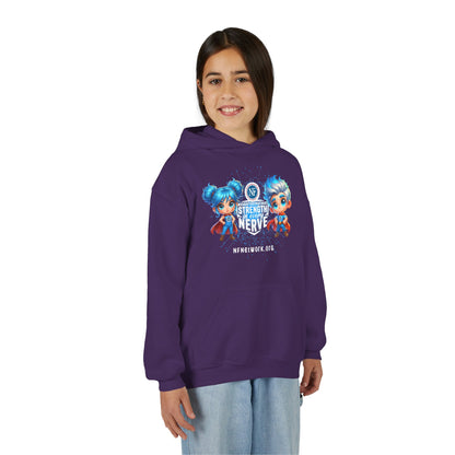 NF Superhero Kids Hoodie — "NF Strong: Strength in Every Nerve"