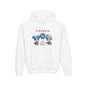 "Strength in Every Nerve" Cartoon Kids Hooded Sweatshirt