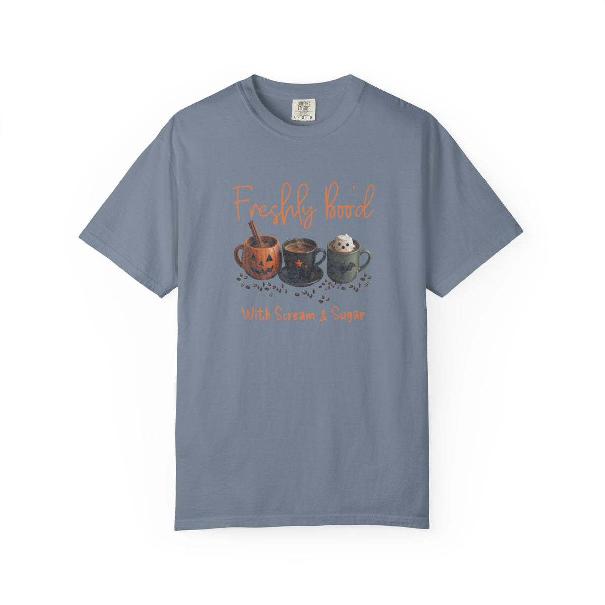 Freshly Brewed Scream & Sugar Coffee Halloween T-Shirt
