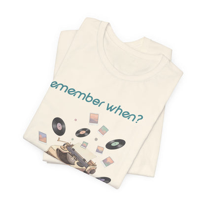 Remember When? Typewriter Tee | fleeting nostalgia, yesterday vibes